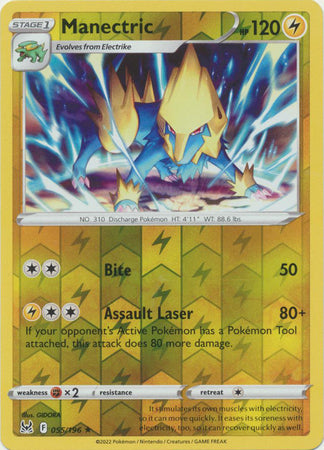 Lost Origin 055/196 Manectric (Reverse Holo)