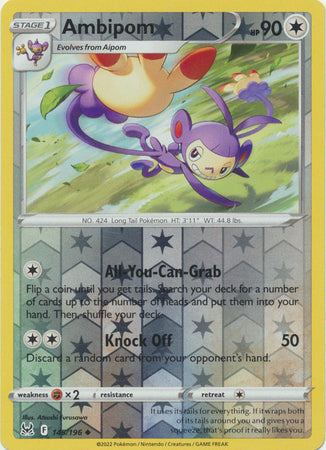 Lost Origin 145/196 Ambipom (Reverse Holo)