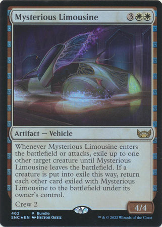 Streets of New Capenna 462 Mysterious Limousine (Bundle Promo Foil)