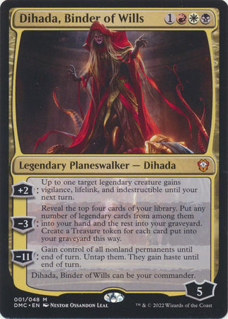 Dominaria United Commander 001/048 Dihada, Binder of Wills (Foil)