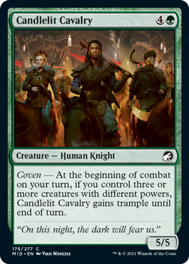 Innistrad: Midnight Hunt 175/277 Candlelit Cavalry