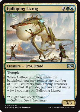 Ravnica Allegiance 175/259 Galloping Lizrog