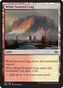 Fate Reforged 175/185 Wind-Scarred Crag