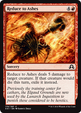 Shadows Over Innistrad 176/297 Reduce to Ashes