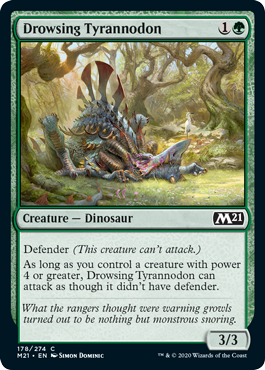 Core Set 2021 178/274 Drowsing Tyrannodon