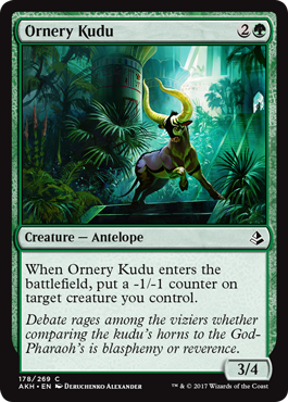 Amonkhet 178/269 Ornery Kudu