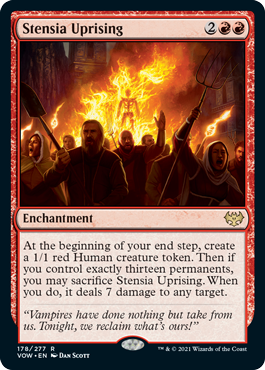 Innistrad: Crimson Vow 178/277 Stensia Uprising