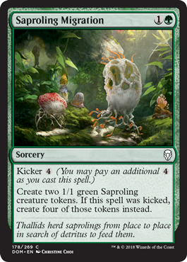 Dominaria 178/269 Saproling Migration