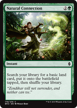 Battle for Zendikar 179/274 Natural Connection