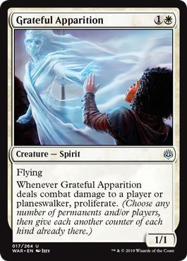 War of the Spark 017/264 Grateful Apparition