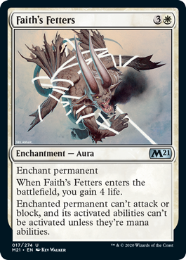 Core Set 2021 017/274 Faith's Fetters