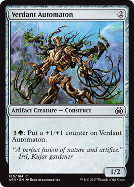 Aether Revolt 180/184 Verdant Automaton