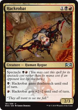 Ravnica Allegiance 181/259 Hackrobat