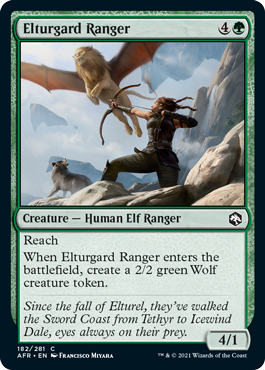 Adventures in the Forgotten Realms 182/281 Eltguard Ranger