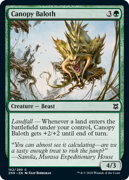 Zendikar Rising 182/280 Canopy Baloth (Foil)