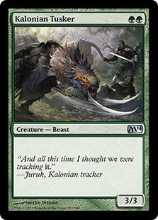 Magic 2014 182/249 Kalonian Tusker