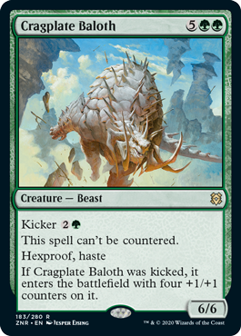 Zendikar Rising 183/280 Cragplate Baloth