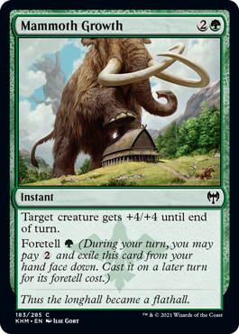 Kaldheim 183/285 Mammoth Growth