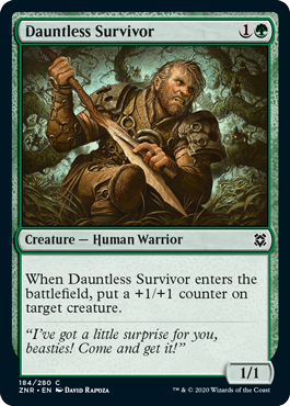 Zendikar Rising 184/280 Dauntless Survivor