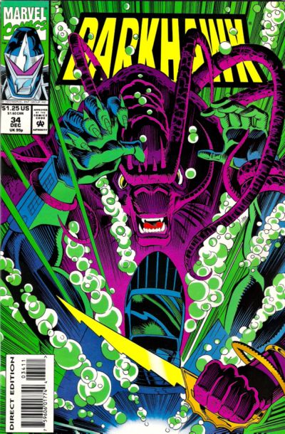 Darkhawk #34 Marvel Comics (1991)