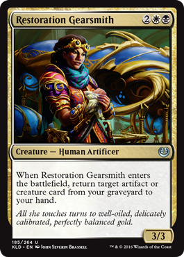 Kaladesh 185/264 Restoration Gearsmith