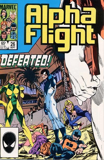 Alpha Flight #26 Marvel Comics (1983)