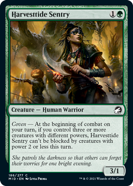 Innistrad: Midnight Hunt 186/277 Harvesttide Sentry