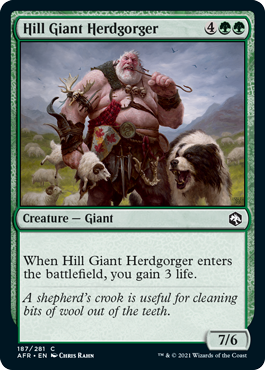 Adventures in the Forgotten Realms 187/281 Hill Giant Herdgorger