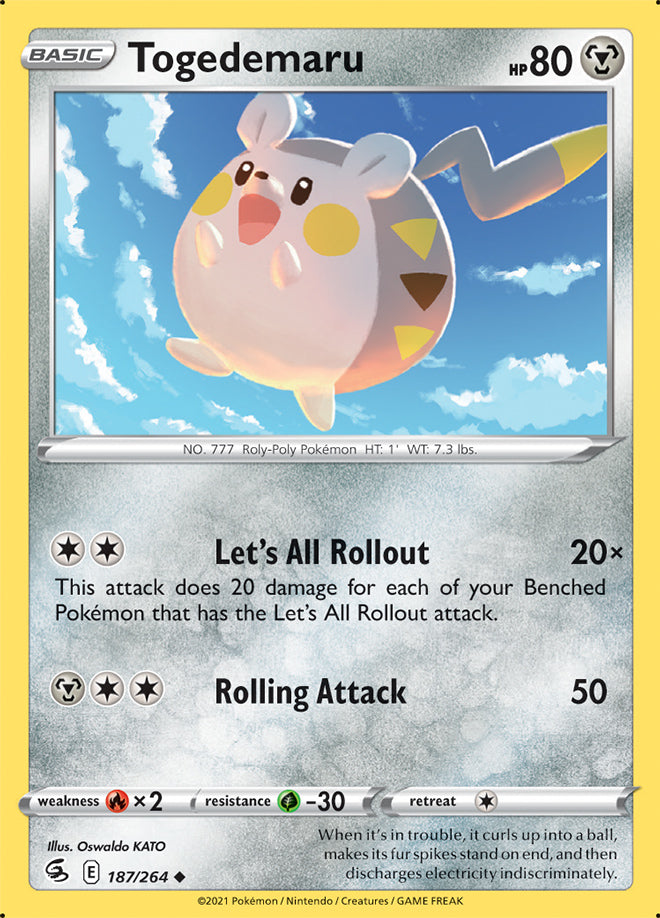 Fusion Strike 187/264 Togedemaru