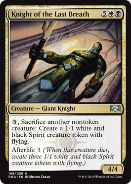 Ravnica Allegiance 188/259 Knight of the Last Breath