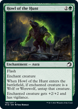 Innistrad: Midnight Hunt 188/277 Howl of the Hunt