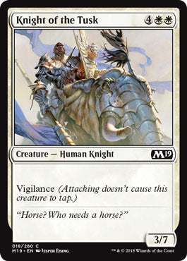 Core Set 2019 018/280 Knight of the Tusk