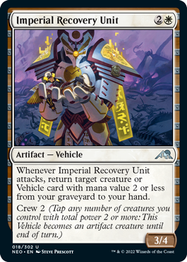 Kamigawa: Neon Dynasty 018/302 Imperial Recovery Unit (Foil)