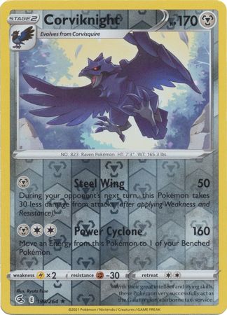 Fusion Strike 190/264 Corviknight (Reverse Holo)