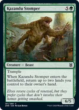 Zendikar Rising 191/280 Kazandu Stomper