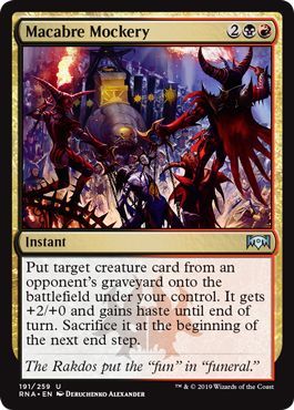 Ravnica Allegiance 191/259 Macabre Mockery