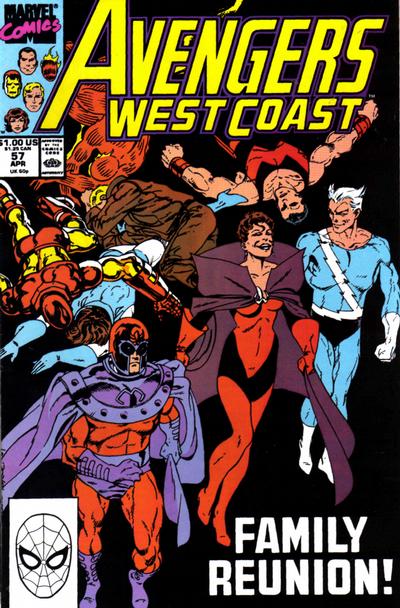 Avengers West Coast #57 Marvel Comics (1985)