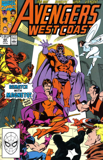 Avengers West Coast #60 Marvel Comics (1985)