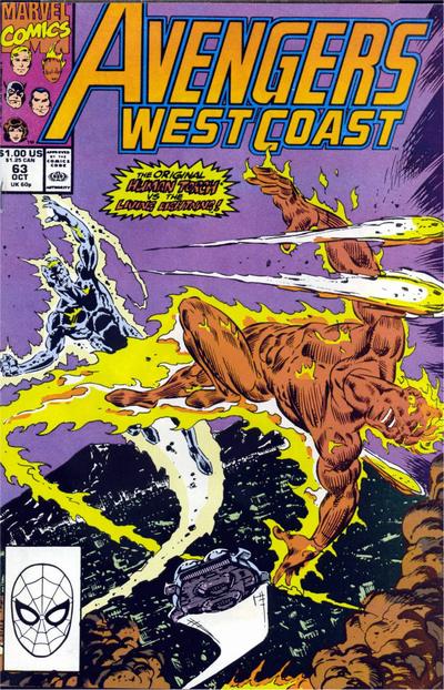 Avengers West Coast #63 Marvel Comics (1985)