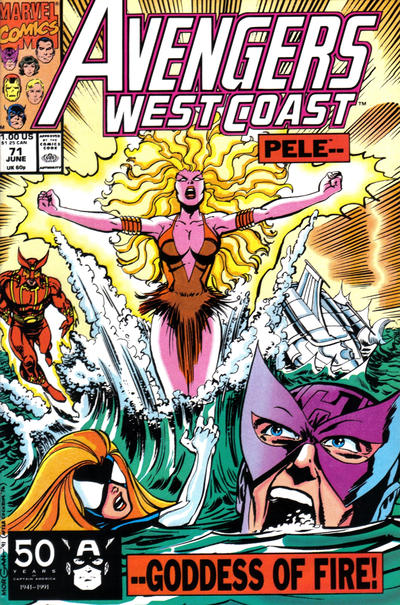 Avengers West Coast #71 Marvel Comics (1985)