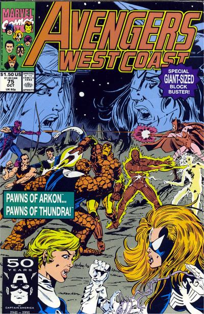 Avengers West Coast #75 Marvel Comics (1985)