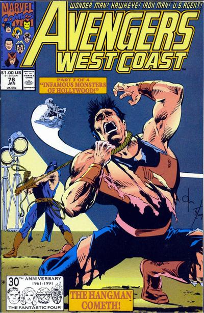 Avengers West Coast #78 Marvel Comics (1985)