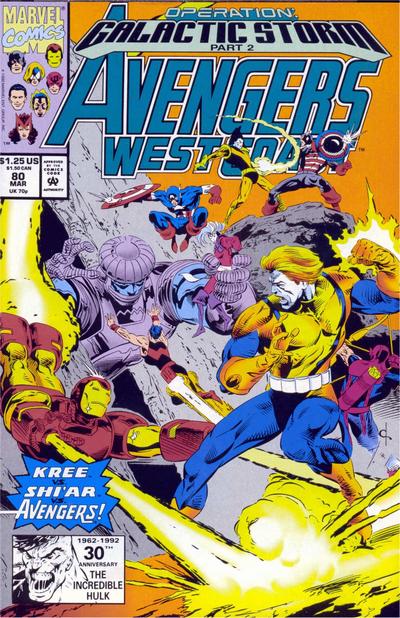 Avengers West Coast #80 Marvel Comics (1985)