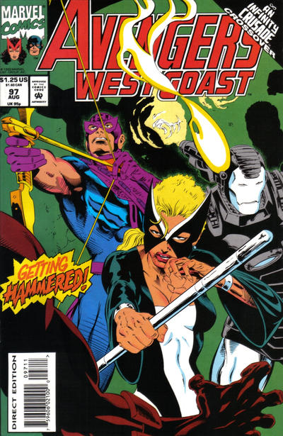 Avengers West Coast #97 Marvel Comics (1985)