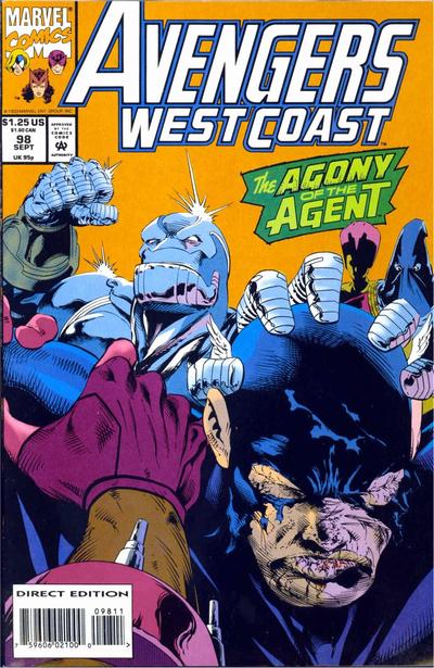 Avengers West Coast #98 Marvel Comics (1985)