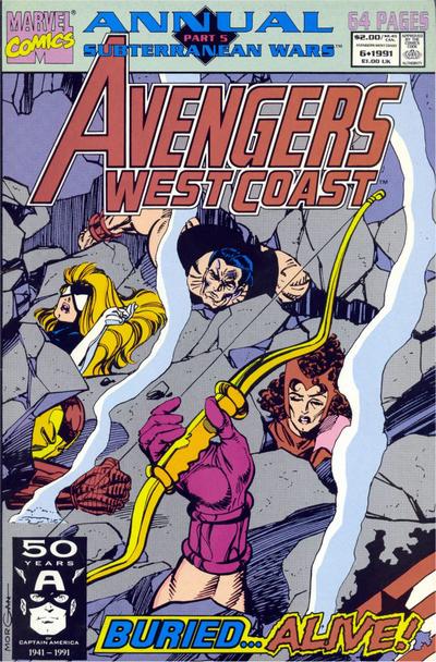 Avengers West Coast Annual #6 Marvel Comics (1986)