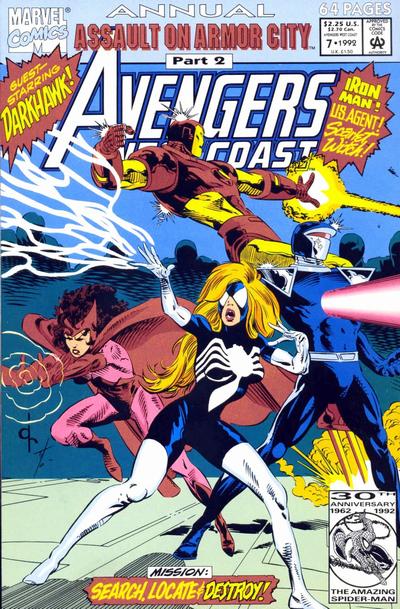 Avengers West Coast Annual #7 Marvel Comics (1986)