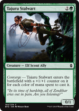 Battle for Zendikar 194/274 Tajuru Stalwart