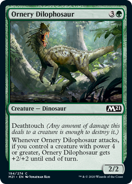 Core Set 2021 194/274 Ornery Dilophosaur