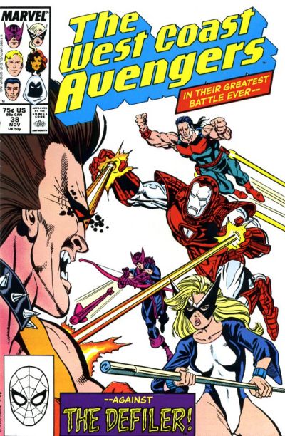 West Coast Avengers #38 Marvel Comics (1985)